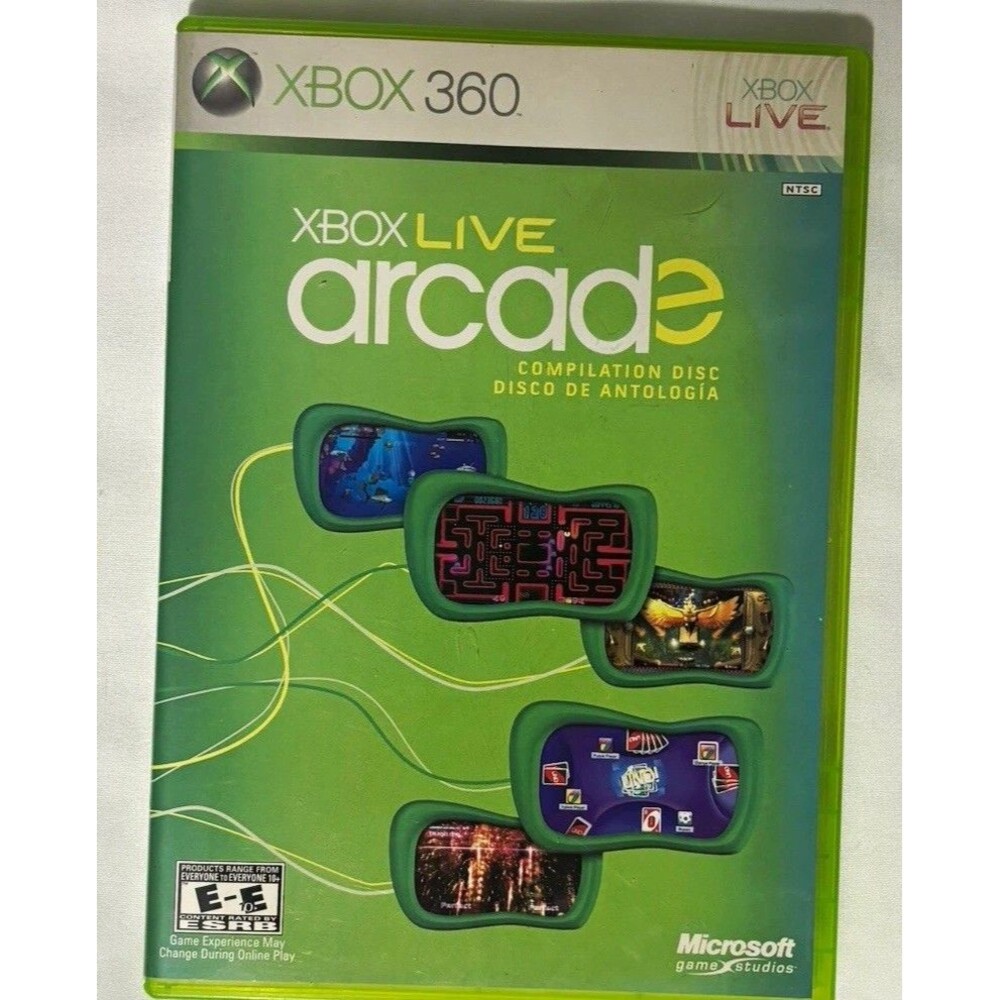 Live Arcade Compilation Disc MICROSOFT XBOX 360 Compilation E Multiplayer